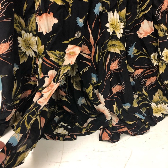 Vintage Y2K Karen Kane button up Floral Maxi skirt women’s size 8‎ made in USA - Picture 8 of 8